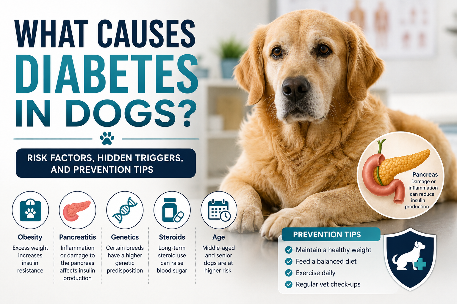 What Causes Diabetes in Dogs