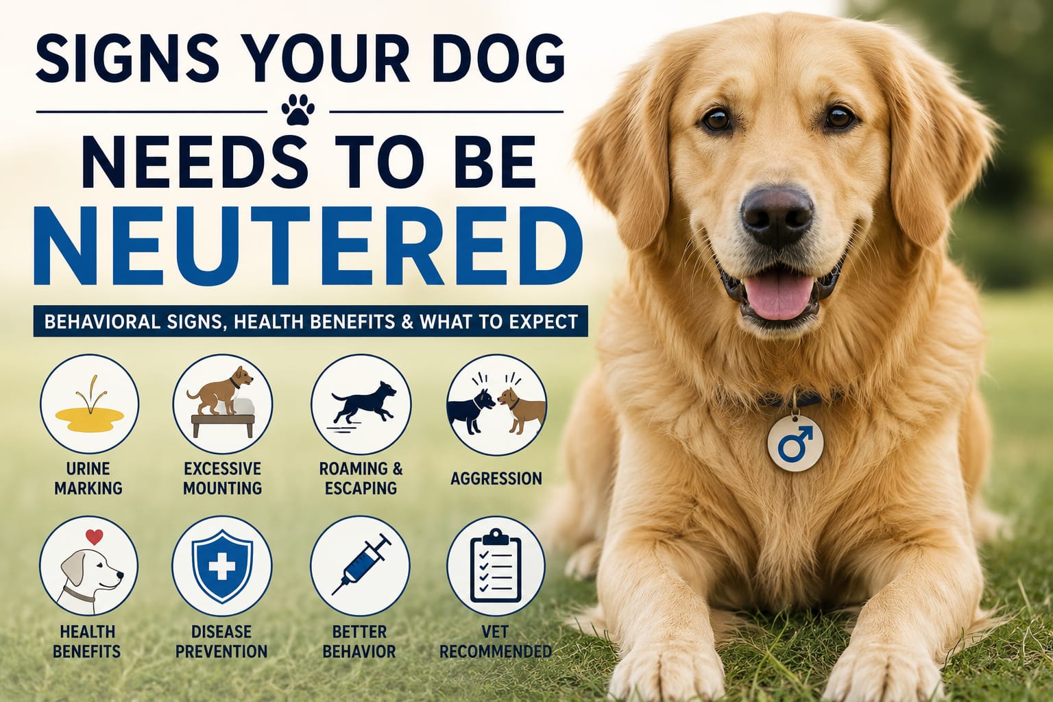 Signs your dog needs to be neutered